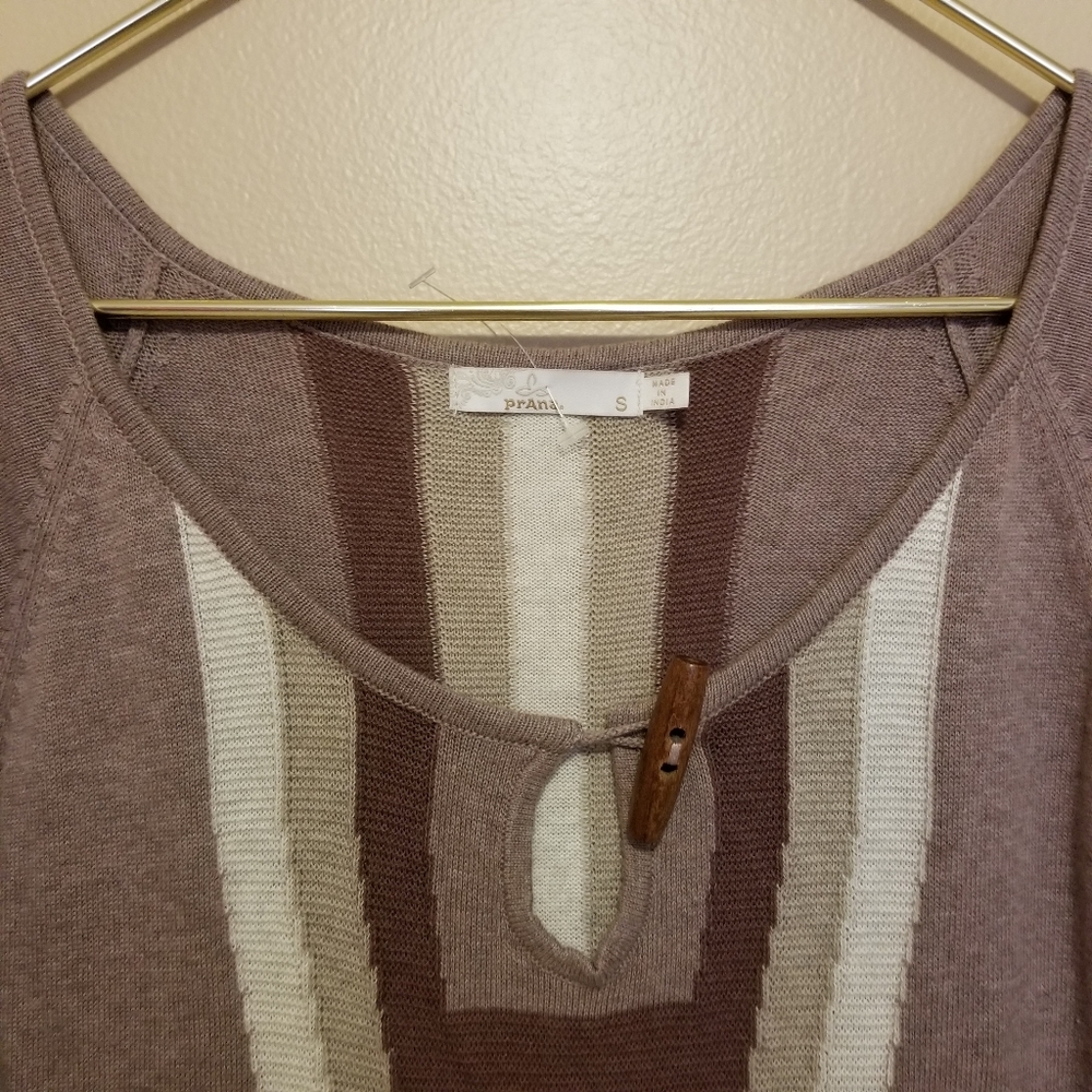 prAna Yarrah Dress Nude Blush Pink Colorblocked - Picture 7 of 8